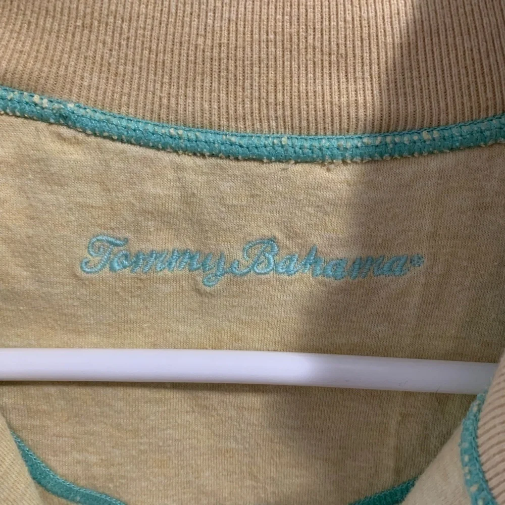 Tommy Bahama Reversible Blue Tam Sweater Size Medium
